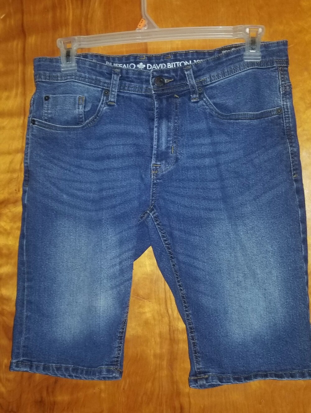 Men's Buffalo David Bitton Evan-X Dark Blue Denim Jean Shorts 32